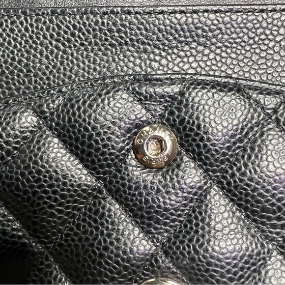 Chanel Classic Double Flap In Black Caviar SHW (2005-2006) - Picture 5 of 14
